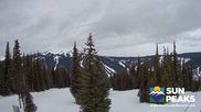Archived webcam image showing Sun Peaks - View Mt. Tod on 7 Mar 2026 at 22:35