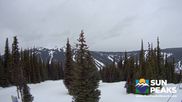 Archived webcam image showing Sun Peaks - View Mt. Tod on 8 Mar 2026 at 00:35