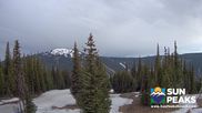 Archived webcam image showing Sun Peaks - View Mt. Tod on 28 Apr 2026 at 16:40