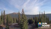 Archived webcam image showing Sun Peaks - View Mt. Tod on 9 May 2026 at 16:06