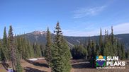 Archived webcam image showing Sun Peaks - View Mt. Tod on 9 May 2026 at 18:06
