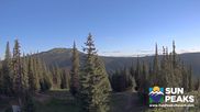 Archived webcam image showing Sun Peaks - View Mt. Tod on 21 Jun 2026 at 14:36