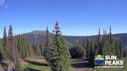 Archived webcam image showing Sun Peaks - View Mt. Tod on 21 Jun 2026 at 18:36