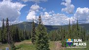 Archived webcam image showing Sun Peaks - View Mt. Tod on 21 Jun 2026 at 22:36