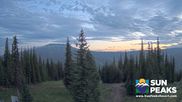 Archived webcam image showing Sun Peaks - View Mt. Tod on 27 Jul 2026 at 14:08