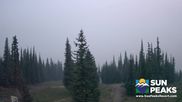Archived webcam image showing Sun Peaks - View Mt. Tod on 7 Aug 2026 at 14:05