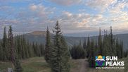 Archived webcam image showing Sun Peaks - View Mt. Tod on 11 Aug 2026 at 16:45