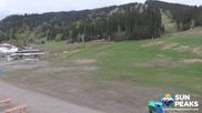 Archived webcam image showing Village Day Lodge - Sun Peaks on 13 May 2026 at 16:06
