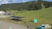 Archived webcam image showing Village Day Lodge - Sun Peaks on 12 Jul 2026 at 18:55