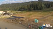 Archived webcam image showing Village Day Lodge - Sun Peaks on 11 Aug 2026 at 16:47