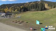Archived webcam image showing Village Day Lodge - Sun Peaks on 11 Oct 2026 at 22:46
