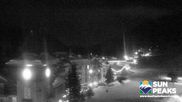 Archived webcam image showing Sun Peaks Grand Hotel on 27 Feb 2026 at 10:06