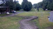 Archived webcam image showing Mont Sutton: base area on 19 Jun 2026 at 18:52