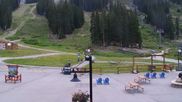 Archived webcam image showing Base area Arapahoe Basin on 10 Aug 2026 at 18:22