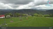 Archived webcam image showing Skiareal Herlíkovice on 7 May 2026 at 13:58