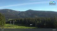 Archived webcam image showing Pec pod Snezkou - Javor Mountain on 28 May 2026 at 07:05
