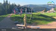 Archived webcam image showing Velka Upa Ski Resort on 8 Aug 2026 at 08:42