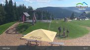 Archived webcam image showing Velka Upa Ski Resort on 8 Aug 2026 at 15:42