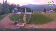 Archived webcam image showing Velka Upa Ski Resort on 17 Oct 2026 at 07:18