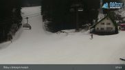 Archived webcam image showing Říčky v Orlických horách - Base Station on 26 Feb 2026 at 08:10