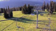Archived webcam image showing Alpine Lift at Bridger Bowl Ski Resort on 1 Jul 2026 at 14:31