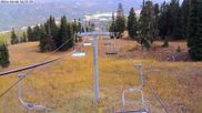Archived webcam image showing Alpine Lift at Bridger Bowl Ski Resort on 9 Oct 2026 at 00:45