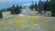Archived webcam image showing Alpine Lift at Bridger Bowl Ski Resort on 9 Oct 2026 at 02:45