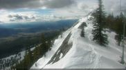 Archived webcam image showing Bridger Bowl's Ridge, Montana on 12 Apr 2026 at 18:04