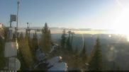 Archived webcam image showing North Ridge - Bridger Bowl on 23 May 2026 at 14:35