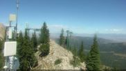 Archived webcam image showing North Ridge - Bridger Bowl on 5 Sep 2026 at 22:19
