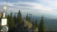 Archived webcam image showing North Ridge - Bridger Bowl on 9 Oct 2026 at 16:14