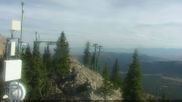 Archived webcam image showing North Ridge - Bridger Bowl on 9 Oct 2026 at 18:14