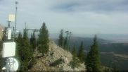 Archived webcam image showing North Ridge - Bridger Bowl on 9 Oct 2026 at 20:14