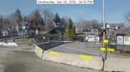 Archived webcam image showing view of the information center at Old Forge on 8 Apr 2026 at 22:04