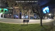 Archived webcam image showing View of the main street in Old Forge on 23 May 2026 at 06:53