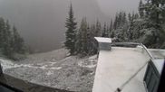 Archived webcam image showing Ed Chair Lift top station - view in south-east direction on 27 Oct 2026 at 16:15