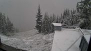 Archived webcam image showing Ed Chair Lift top station - view in south-east direction on 27 Oct 2026 at 18:15