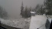 Archived webcam image showing Ed Chair Lift top station - view in south-east direction on 27 Oct 2026 at 22:15