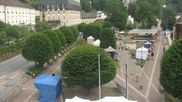 Archived webcam image showing Village center on 12 Jul 2026 at 08:57