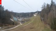 Archiviertes Webcam Bild: Bergstation des Sessellifts Cerny Vrch (Ještěd) am 12.04.2026 um 10:35 Uhr