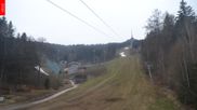 Archiviertes Webcam Bild: Bergstation des Sessellifts Cerny Vrch (Ještěd) am 12.04.2026 um 18:35 Uhr