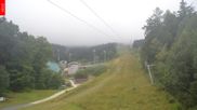 Archived webcam image showing Top station of chairlift Cenry Vrch (Ještěd) on 22 Aug 2026 at 08:03