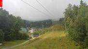 Archived webcam image showing Top station of chairlift Cenry Vrch (Ještěd) on 22 Aug 2026 at 12:03