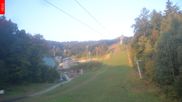 Archived webcam image showing Top station of chairlift Cenry Vrch (Ještěd) on 5 Oct 2026 at 08:18