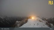 Archived webcam image showing Pila Snowland - Couis 1 on 25 Oct 2026 at 01:10