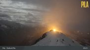 Archived webcam image showing Pila Snowland - Couis 1 on 25 Oct 2026 at 03:10