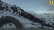 Archiviertes Webcam Bild: Pila - Chamolé Bergstation am 22.04.2026 um 07:22 Uhr
