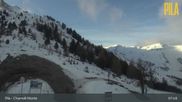 Archiviertes Webcam Bild: Pila - Chamolé Bergstation am 22.04.2026 um 08:22 Uhr