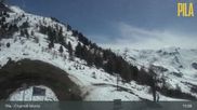Archiviertes Webcam Bild: Pila - Chamolé Bergstation am 22.04.2026 um 15:22 Uhr
