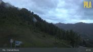 Archived webcam image showing Pila - Chamolé Top Station on 20 Jun 2026 at 03:56